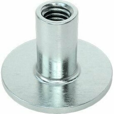 BSC PREFERRED Steel Round-Base Weld Nut Zinc-Plated 10-32 Thread Size 45/64 Diameter x 3/64 Thick Base, 100PK 90596A115